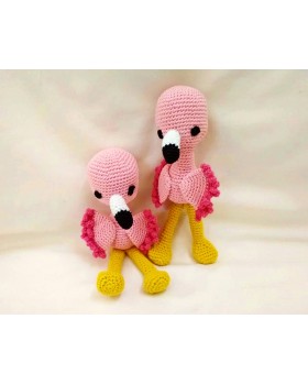  Amigurumi Soft Toy- Handmade Crochet- Flamingo